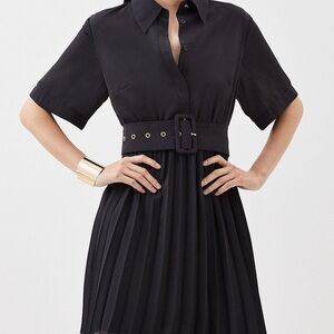 Karen Millen Black Collared Dress